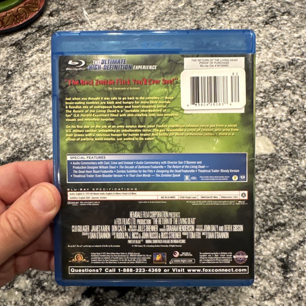 The‎ Return of the Living Dead (Blu-ray, 1985) Collectors Edition Horror - Picture 5 of 8